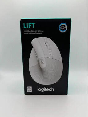 Logitech Lift Vertical Ergonomic Mouse White